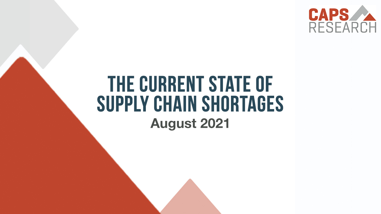Supply Chain Shortages video