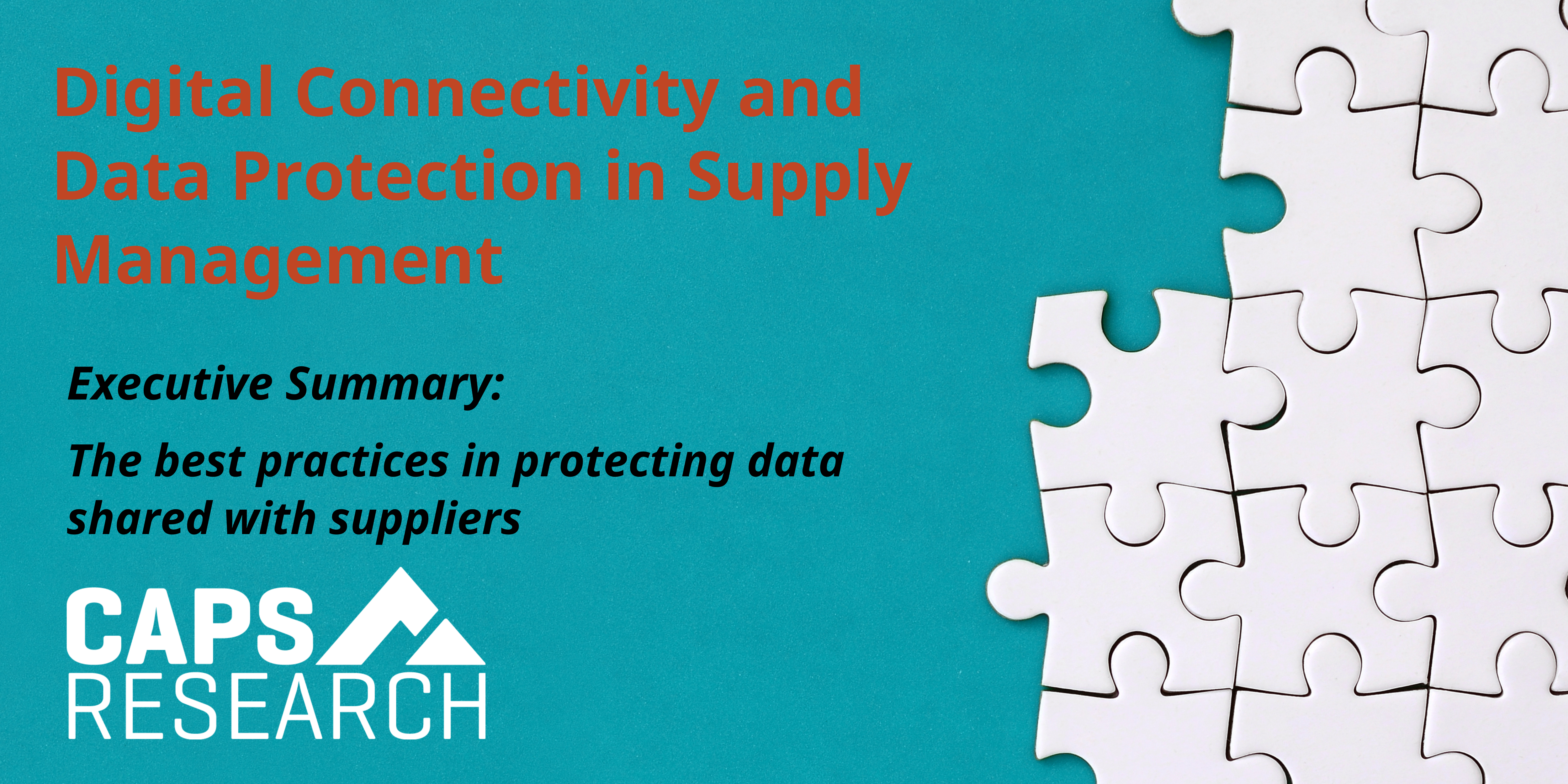 CAPS Research Article -Digital Connectivity and Data Protection in Supply Management