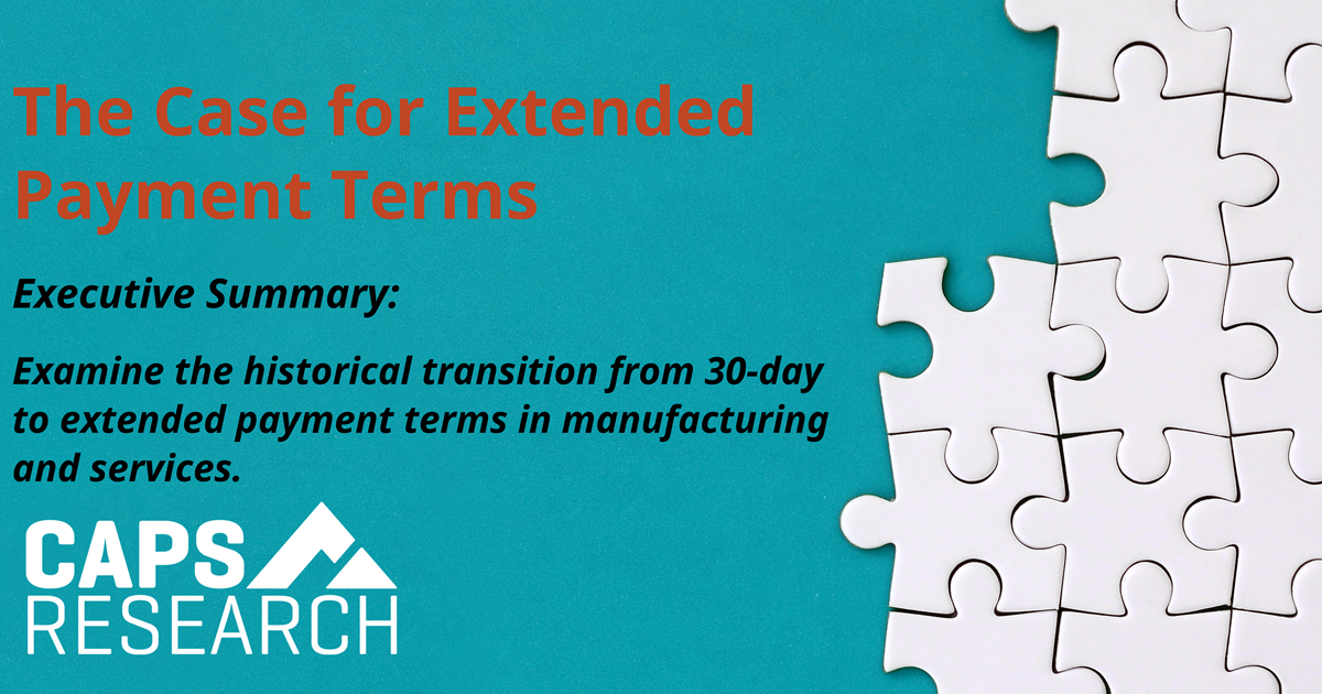 CAPS Research Article - Extended Payment Terms